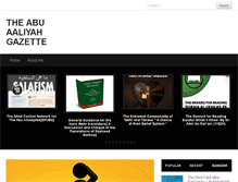 Tablet Screenshot of abuaaliyah.com